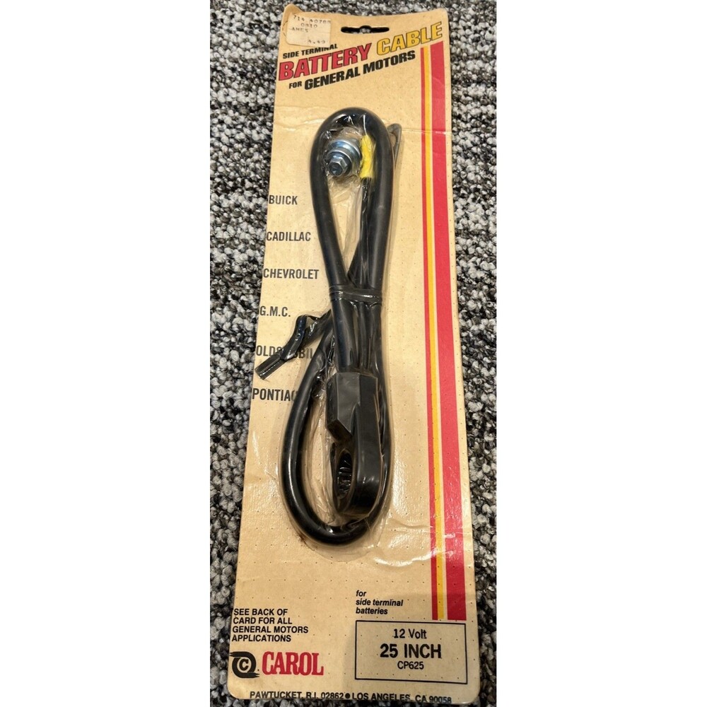 VTG CAROL CP625 Replacement Side Terminal Battery Cable For General Motors USA
